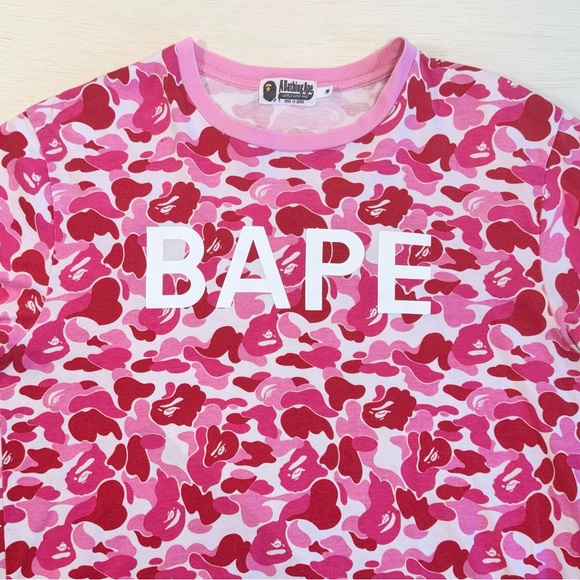 A Bathing Ape BAPE Men’s relaxed fit camouflage camo logo tee size M - Picture 1 of 7
